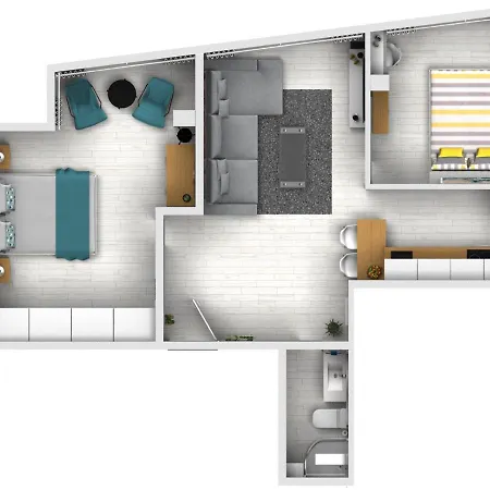 Lejlighed Cruz Luxury Low-cost With Terrace & Views Santa Cruz de Tenerife